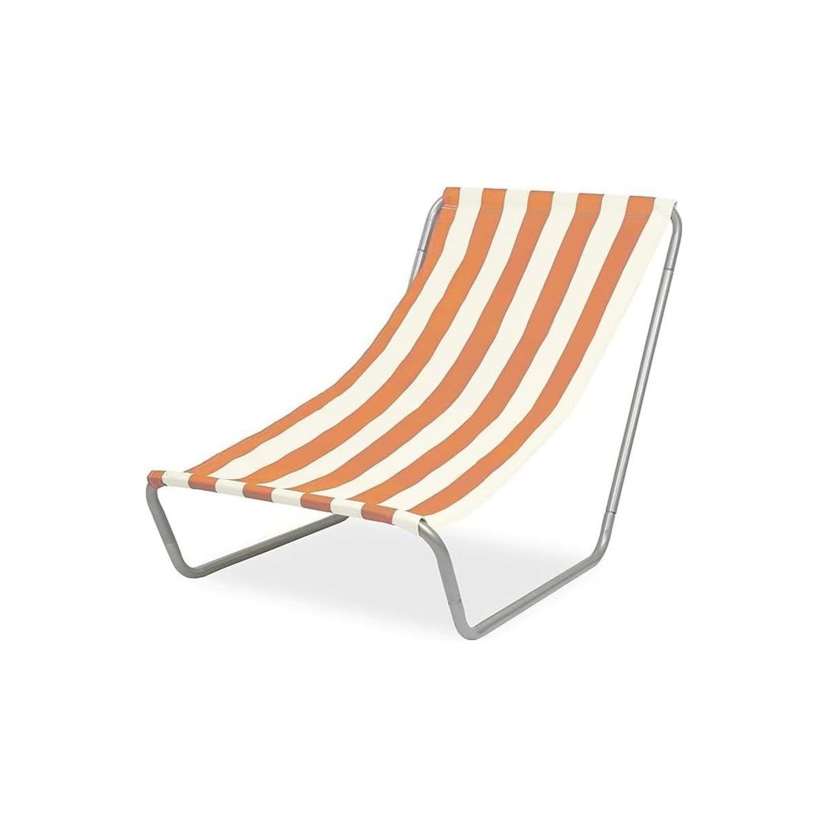 FEBE Compact Sun Lounger (Orange/Beige)