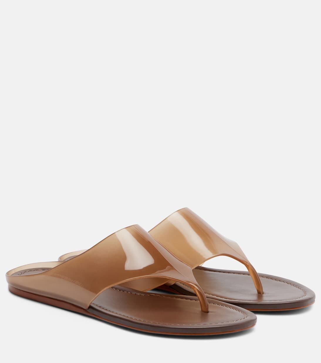Farm Rio Leather Sandals - Brown