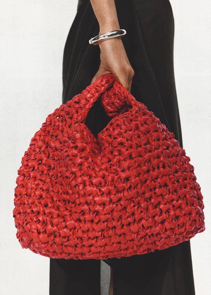 Handwoven Leather Handbag