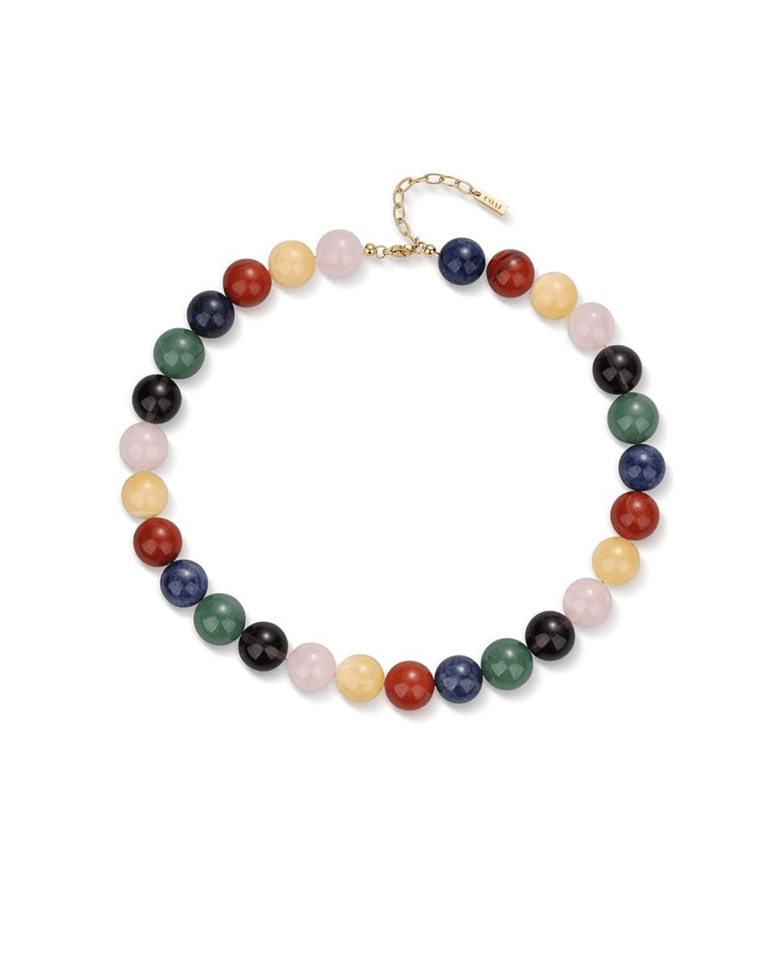 COAI Multicolour Crystal Beaded Statement Necklace