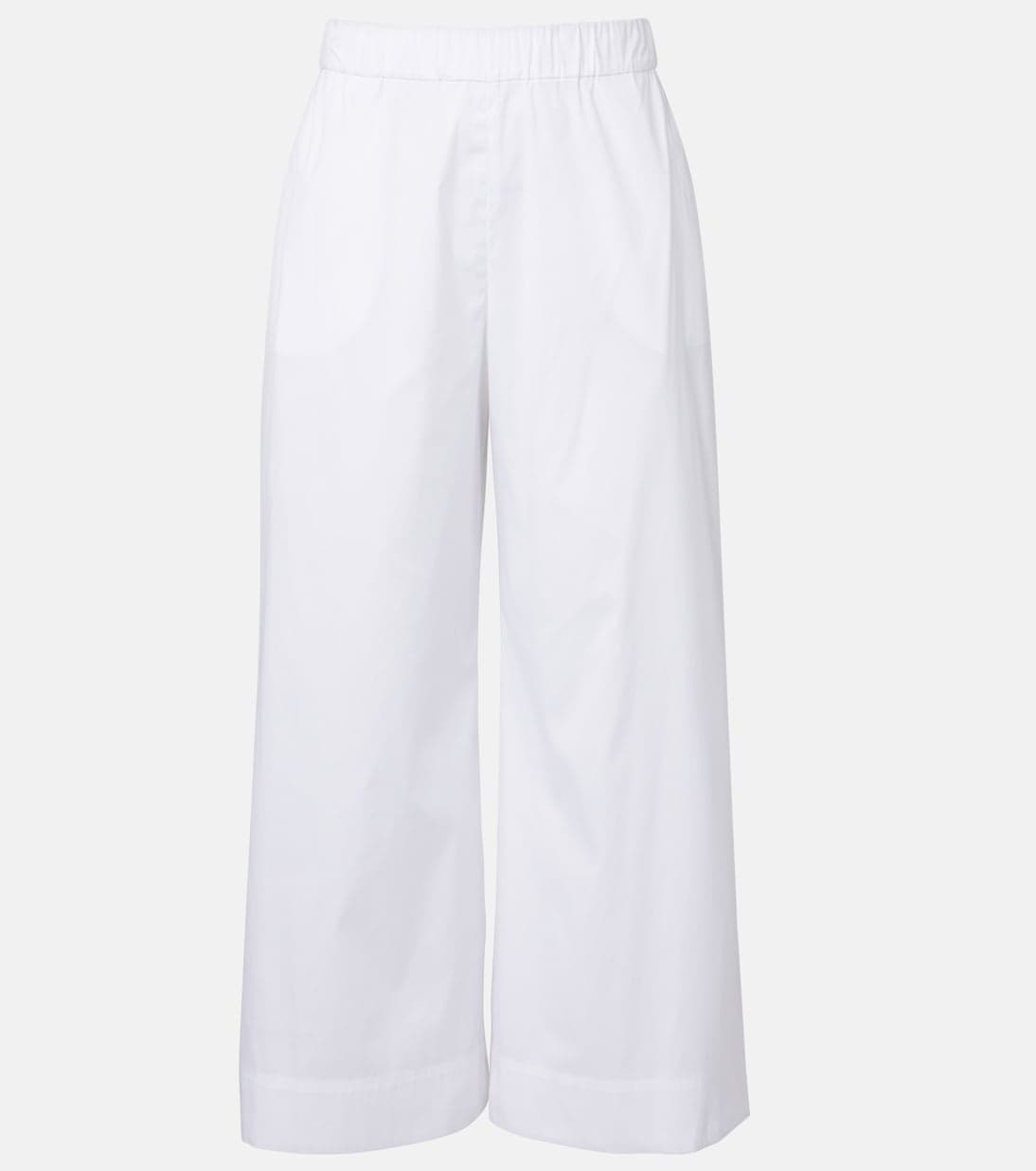 Max Mara Pece Cropped Trousers - White
