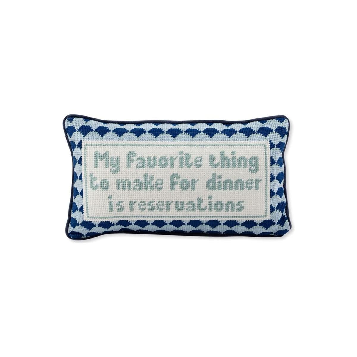 FURBISH Needlepoint Decorative Cushion (Handmade)