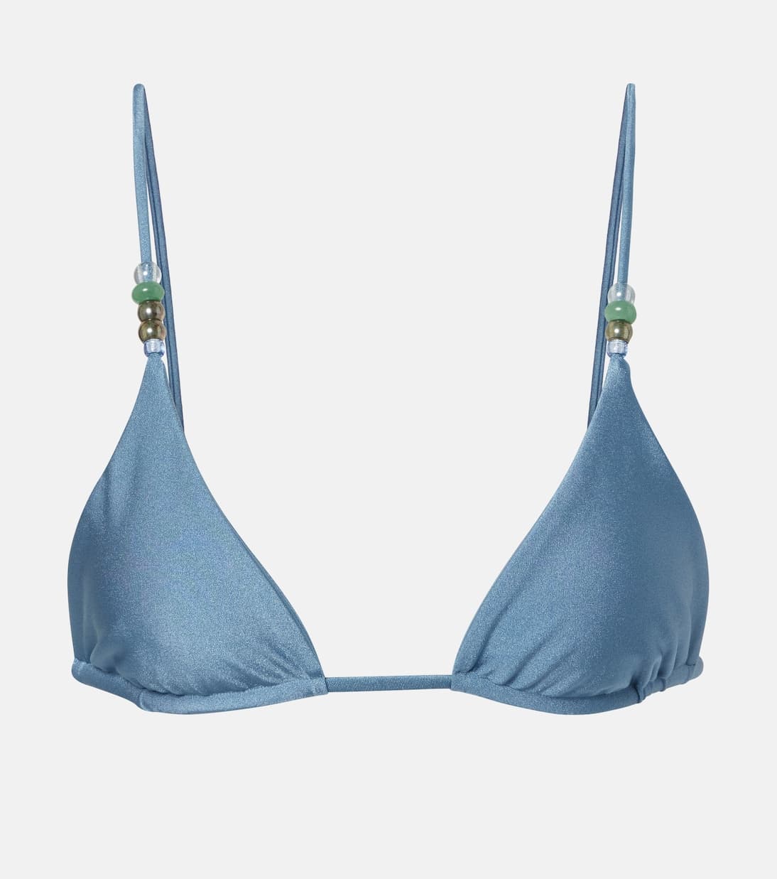 Jade Swim Via Bikini Top - Blue
