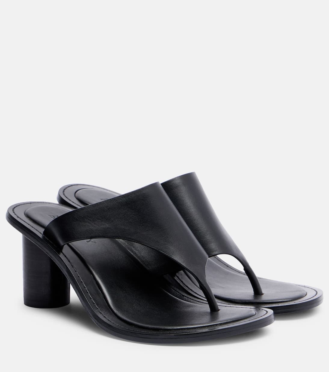 Sandalen Hardie aus Leder in Schwarz