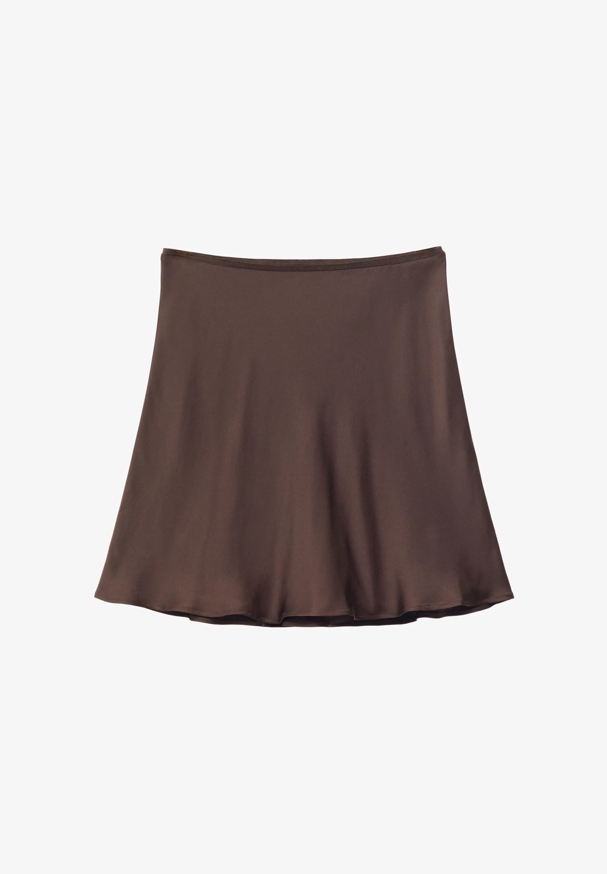 & Other Stories Viscose Mini Skirt - Chocolate