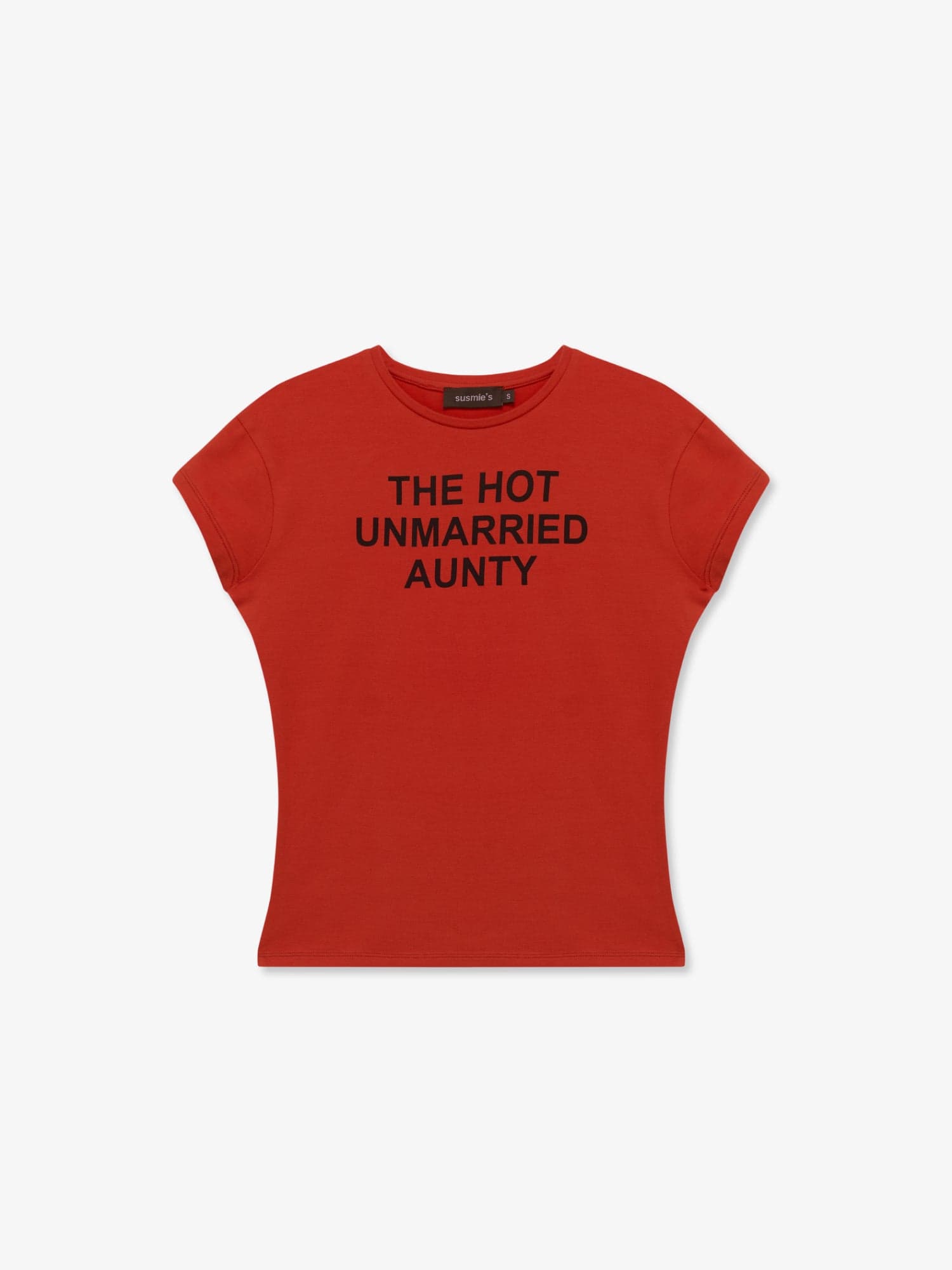 The Hot Unmarried Aunty T-Shirt - Red