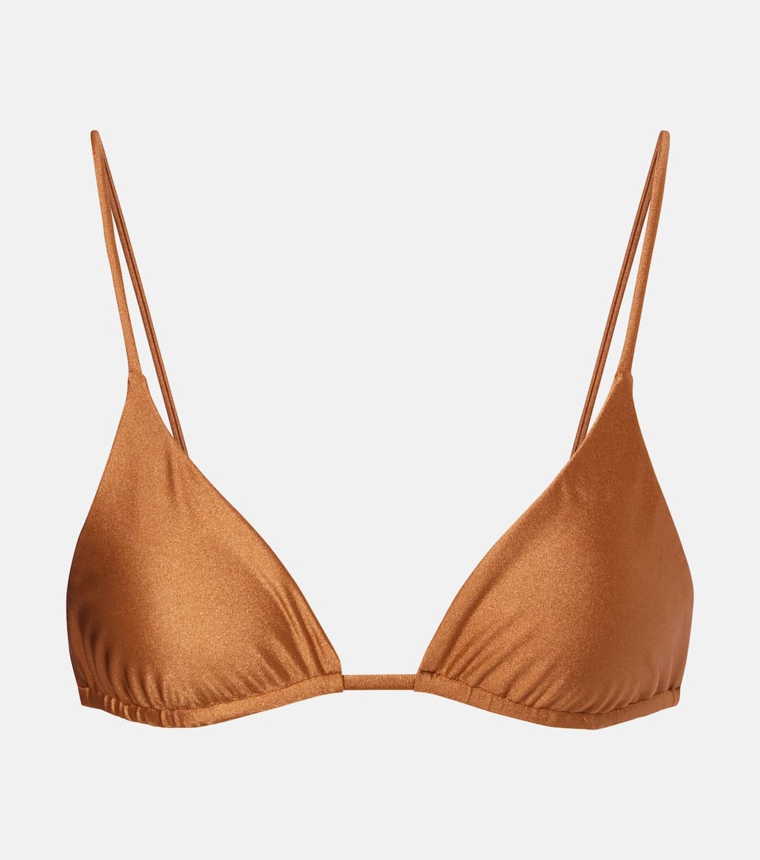 Jade Swim Via Bikini Top - Beige
